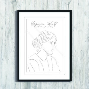 Affiche Virginia Woolf encadrée