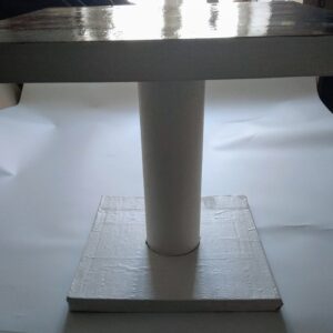 Table basse pied blanc
