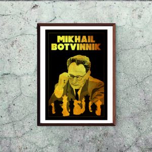 Mikhail Botvinnik Poster